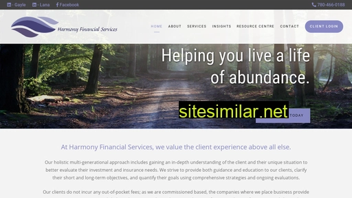 harmonyfinancialservices.ca alternative sites
