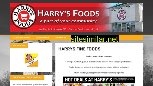 Harrysfoods similar sites