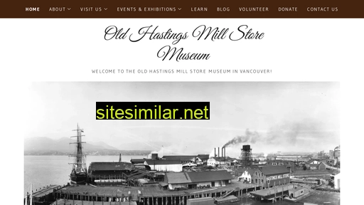 hastingsmillmuseum.ca alternative sites