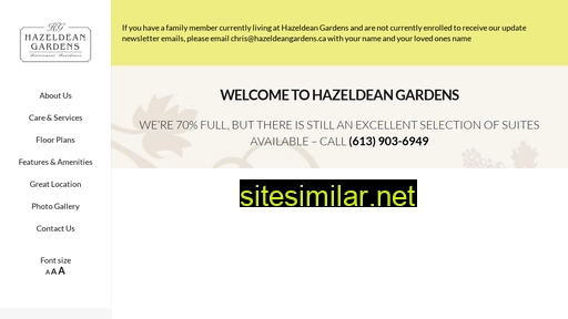 Hazeldeangardens similar sites