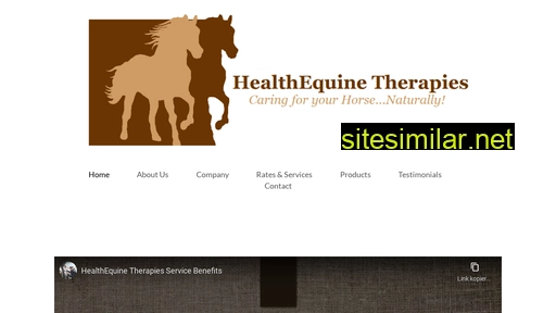 Healthequinetherapies similar sites