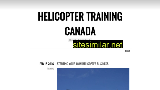 Helicoptertraining similar sites