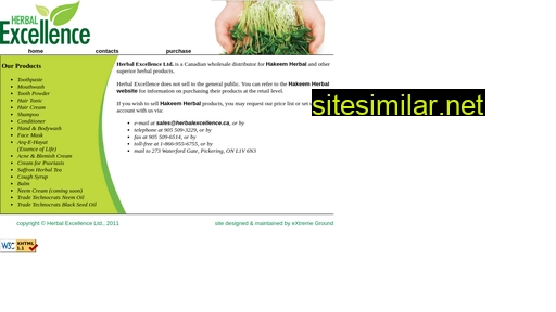 herbalexcellence.ca alternative sites