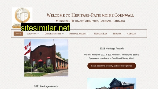 heritagepatrimoinecornwall.ca alternative sites