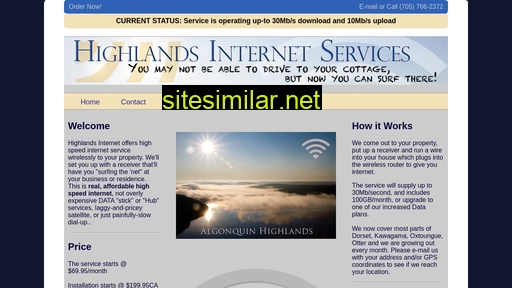 highlandsinternet.ca alternative sites