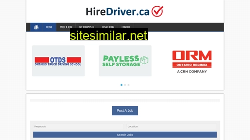 hiredriver.ca alternative sites