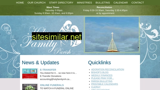 holyfamilymh.ca alternative sites