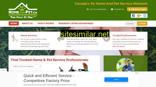 homeandpet.ca alternative sites