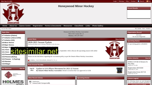 honeywoodhockey.ca alternative sites