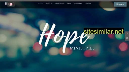 hopeministries.ca alternative sites