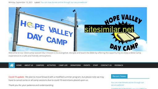 hopevalley.ca alternative sites