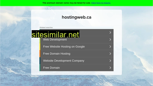 Hostingweb similar sites