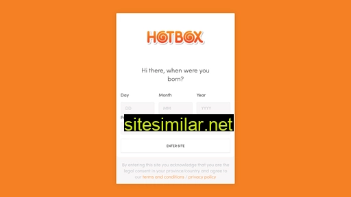 hotboxshop.ca alternative sites