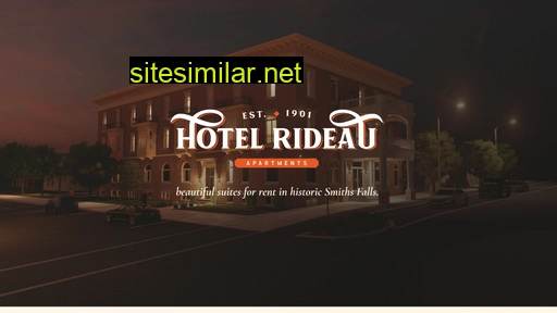 hotelrideau.ca alternative sites