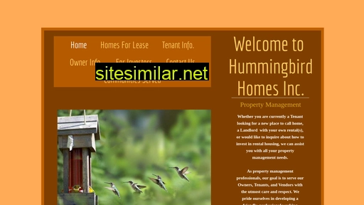 hummingbirdhomes.ca alternative sites