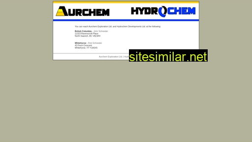 hydrochem.ca alternative sites