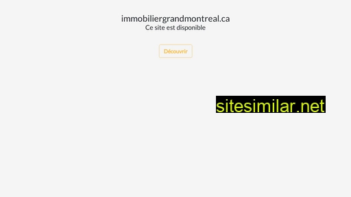 immobiliergrandmontreal.ca alternative sites