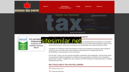 incometaxdepot.ca alternative sites