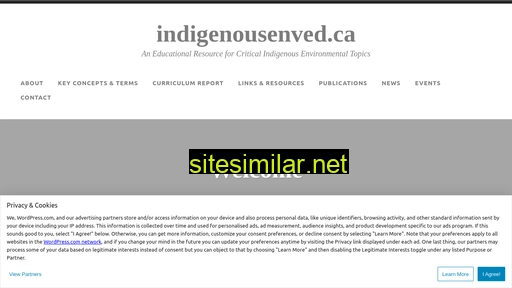 indigenousenved.ca alternative sites