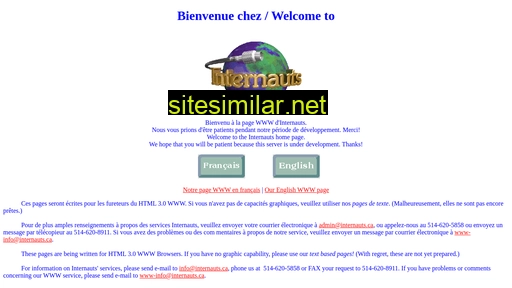 internauts.ca alternative sites
