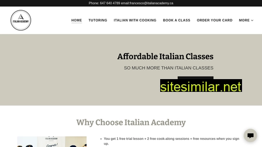 Italianacademy similar sites