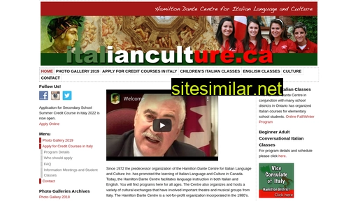 italianculture.ca alternative sites