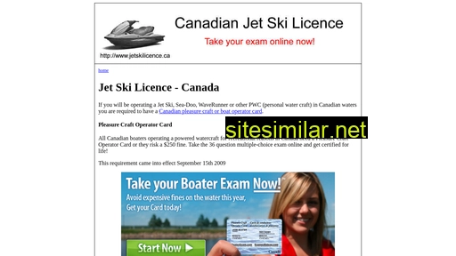 jetskilicence.ca alternative sites