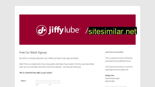 jiffylubesurrey.ca alternative sites