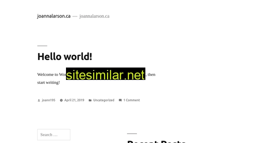 joannalarson.ca alternative sites