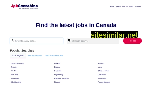 jobsearchine.ca alternative sites