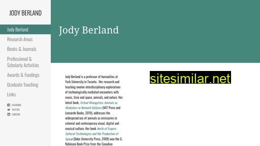 jodyberland.ca alternative sites
