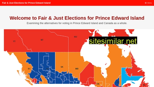 justelections.ca alternative sites
