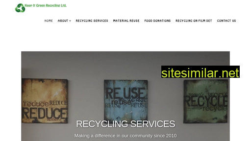 keepitgreenrecycling.ca alternative sites