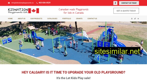 kidnationplaygrounds.ca alternative sites