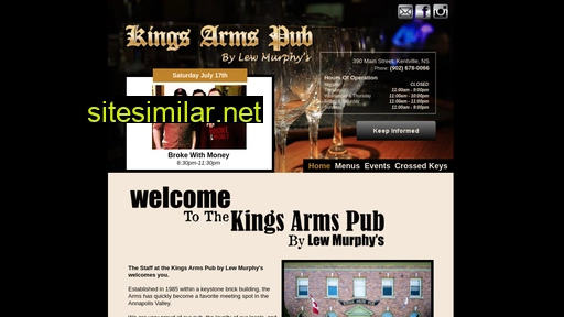 kingsarmspub.ca alternative sites
