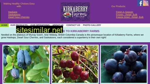 kirkaberryfarms.ca alternative sites