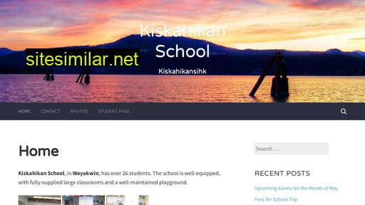 kiskahikanschool.ca alternative sites