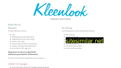 kleenlook.ca alternative sites