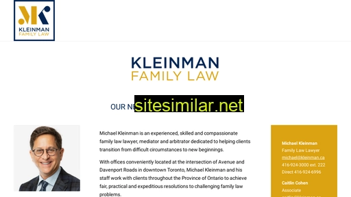 kleinman.ca alternative sites