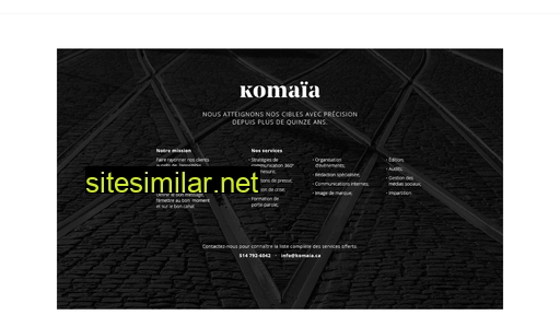 komaia.ca alternative sites