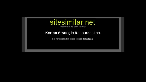korlon.ca alternative sites