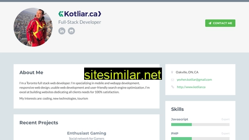 kotliar.ca alternative sites
