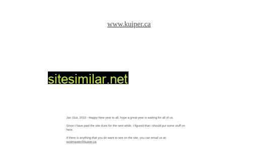 kuiper.ca alternative sites