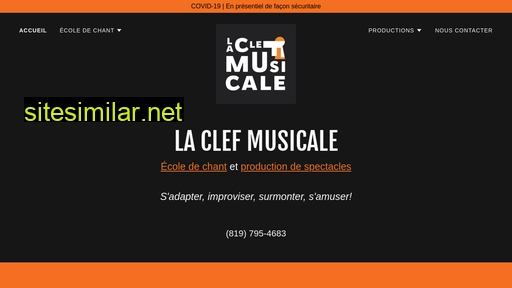 laclefmusicale.ca alternative sites
