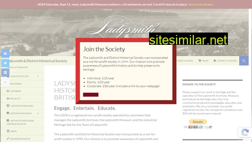 ladysmithhistoricalsociety.ca alternative sites