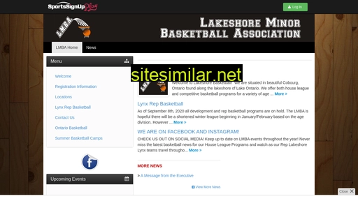 lakeshorebasketball.ca alternative sites