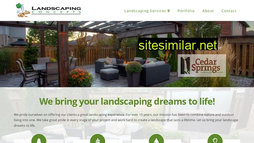 landscapingconcepts.ca alternative sites