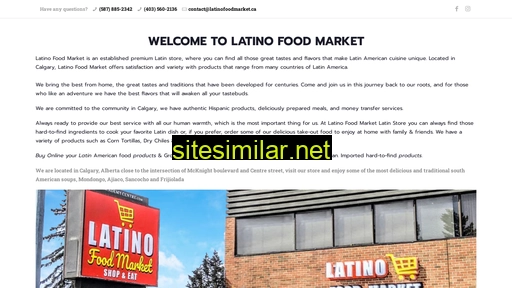 latinofoodmarket.ca alternative sites