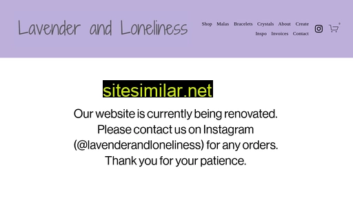 lavenderandloneliness.ca alternative sites