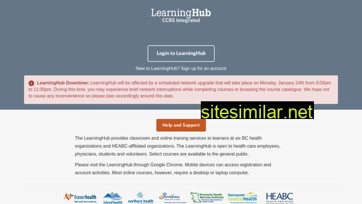 learninghub.phsa.ca alternative sites